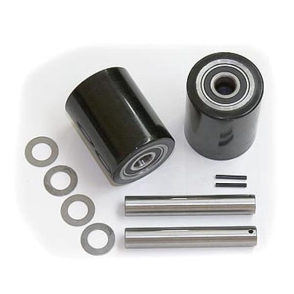 Multiton Multiton GWK-TM-LW TM; J Load Wheel Kit for Manual Pallet Jack - Black GWK-TM-LW - main